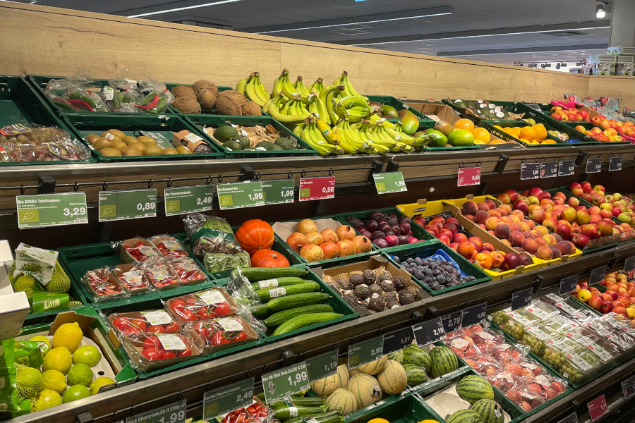 Obst- und Gemüse Abteilung Obst- und Gemüse Abteilung